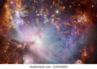 Starfield. Cosmos art. Elements of this image furnished by NASA.