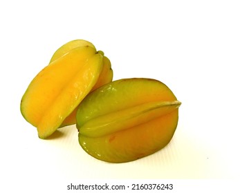 Starfruit Isolated On White Background