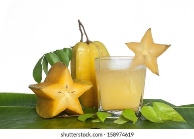 Starfruit And Starfruit Juice.