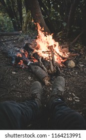 Staring at a fire