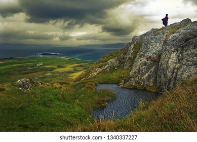 Staring At The Sea On The Island Of Iona