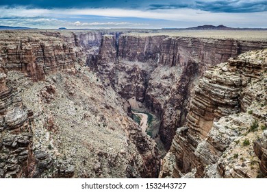 Stark Landscape In The American Southwest.