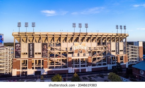 Starkville, MS - September 24, 2021: Davis Wade Stadium, Home Of The Mississippi State University Bulldogs Football Team.