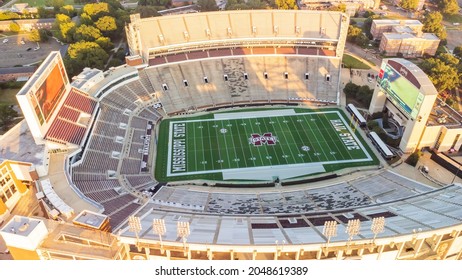 Starkville, MS - September 24, 2021: Davis Wade Stadium, Home Of The Mississippi State Bulldogs Football Team.