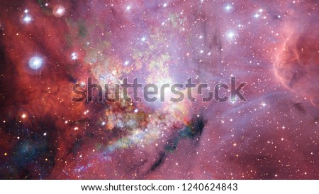 Starry background of deep outer space. Science art. Elements of this image furnished by NASA.