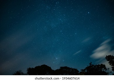 Starry Milky Way Of Southern Hemisphere Sky.