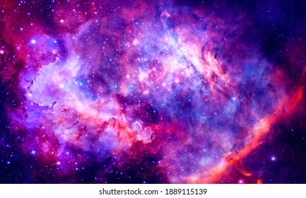 Starry Nebula - Elements of this Image Furnished by NASA