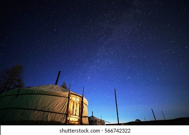 Starry Night In Mongolia