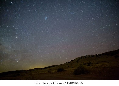 Starry Night Over New Mexico Desert Stock Photo 1128089555 | Shutterstock