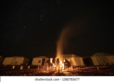 Starry Night At Sahara Desert, Morocco