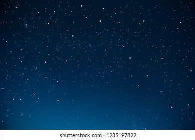 starry night sky fully and the stars