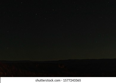 A Starry Night Sky Over Bryce Canyon National Park, UT