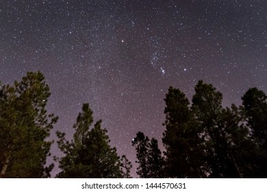 Starry Night Sky Over Flagstaff, Arizona