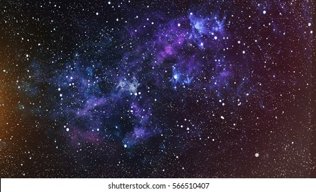 Starry outer space background texture