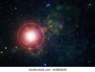 Starry outer space background texture