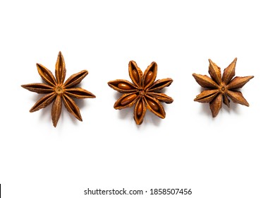 Stars anise spice isolated on white background closeup. - Powered by Shutterstock