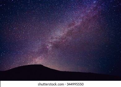 Stars in the Night Sky, Incredible Starry Night Sky with Galaxy Nebula - Shutterstock ID 344995550