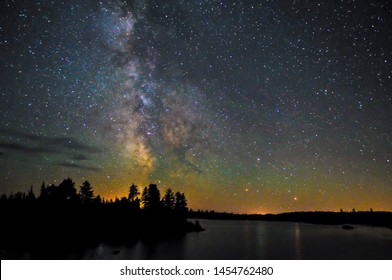 Stars and planets over northern Minnesota