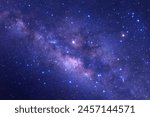 Stars in space dust in the universe and milky way galaxy 