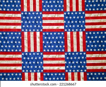 Stars Stripes Red Blue Checkerboard Pattern Stock Photo 221268667 ...