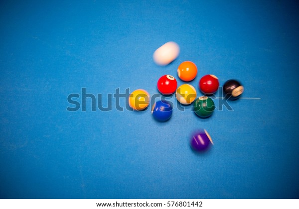 Start 9ball Pool Nine Ball Billiard Stock Photo Edit Now