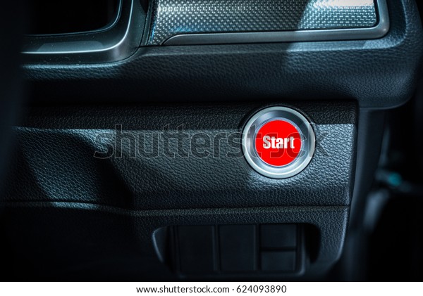 Start button in\
car