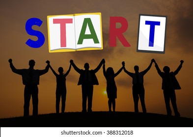 Start Up Launch Beginning Inception Starting Concept