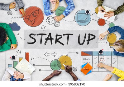 Start Launch Business Ideas Growth Success Stock Photo (Edit Now) 395802190