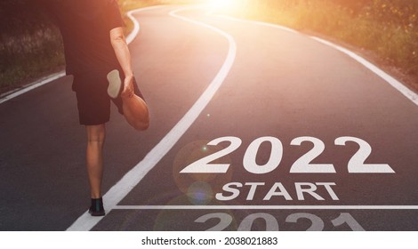 Start  New Year. We End The Year 2021 And Start The New Year 2022 With New Goals And Plans. 