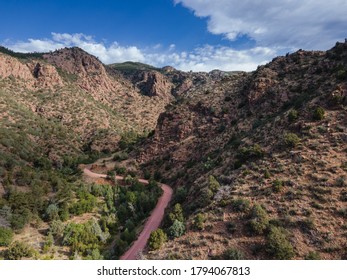 The Start Of Phantom Canyon Road 