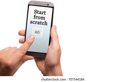 Start From Scratch On Smartphone With Go Key Touch Screen