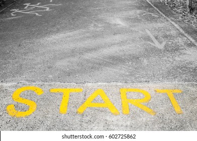 Start Sign On The Road.