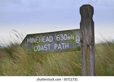 Start Of South West Coast Path Studland Dorset