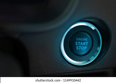 Start Stop Engine Button In Car