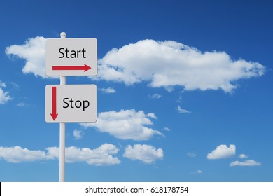 start stop sign