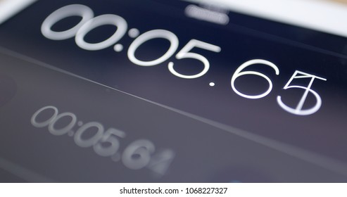 Start time count on tablet 