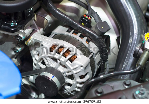 The starter motor of\
car