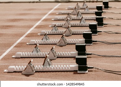 starting block reactime false start detection system in start of 100 meters