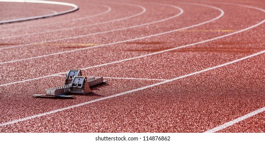 Starting Block In Track And Field