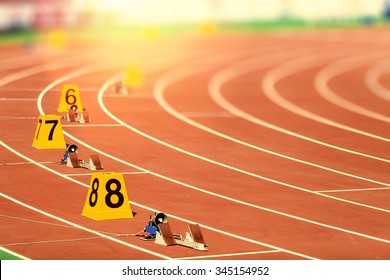 Starting Block In Track And Field