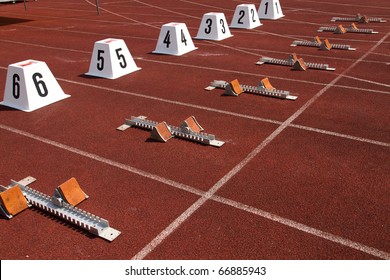 Starting Block In Track And Field