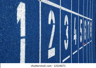 1,397 Running Track With Number 1 2 3 On It Images, Stock Photos ...