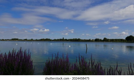 Startop's End reservoir, near Tring, in Hertfordshire, England, on a summers day.