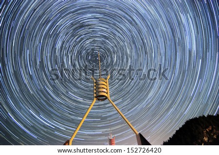 Similar – Image, Stock Photo Surfing with the Stars