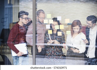 Startup Business People Group Working Everyday Job At Modern Office. Tech Office, Tech Company, Tech Startup, Tech Team.