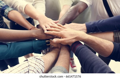 Startup Business People Teamwork Cooperation Hands Together - Shutterstock ID 661471576