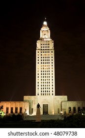 State Capitol in Baton Rouge, capital of Louisiana state, USA