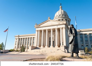 State Capitol in Oklahoma city, capital of Oklahoma state, USA
