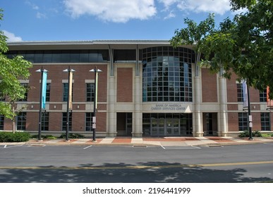State College, Pennsylvania - August 31 2022: Penn State University Park Bank Of America Career Services Center