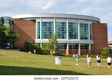 State College, Pennsylvania - August 31 2022: Penn State University Park Hub-Robeson Center And HUB Lawn